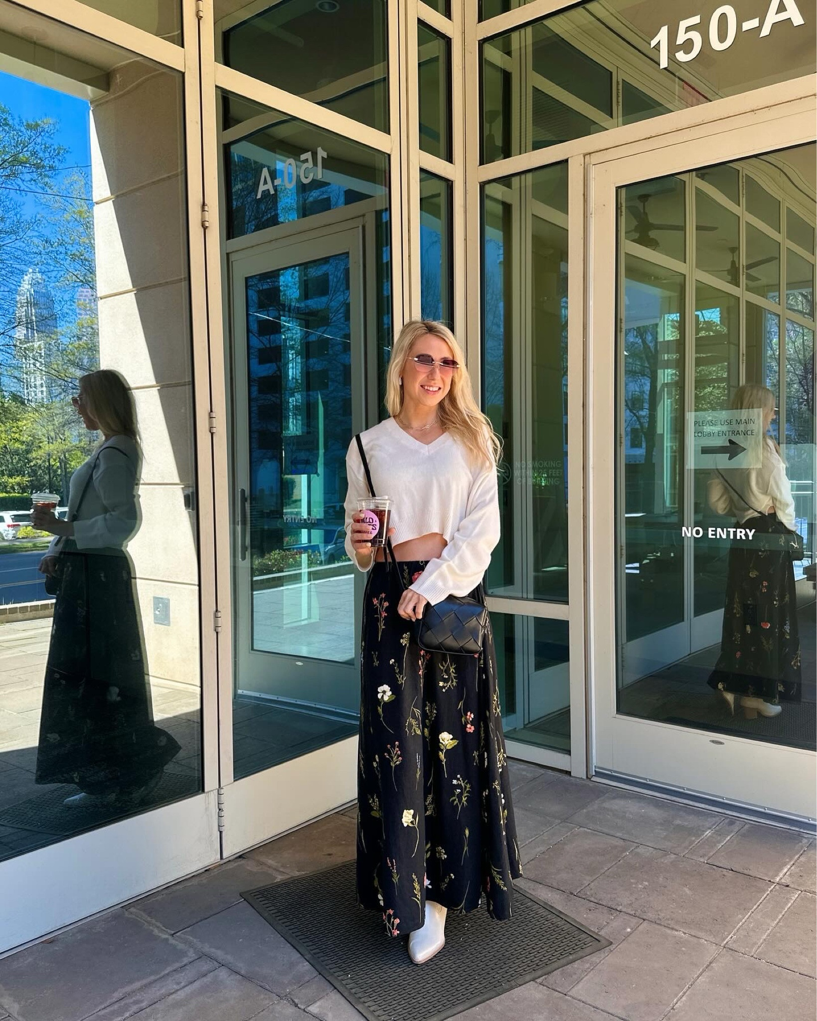 This crossbody comes in white and tan! It’s such a cute style with the gold details. My skirt is selling out super fast 💨 Grab it if you can! They have two sizes left. I got my normal size. #linenskirt #springskirt #crossbodybag #crossbody #springpuese 

#LTKGiftGuide #LTKfindsunder100 #LTKitbag