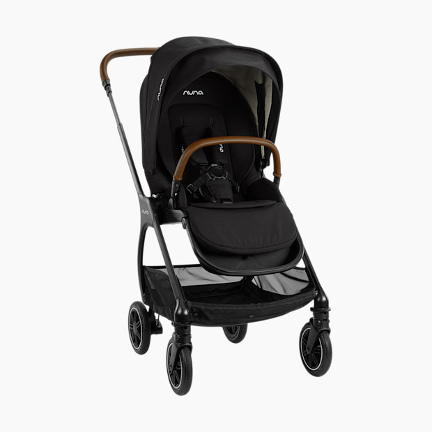 Nuna TRIV Stroller with Magnetic Buckle in Caviar | Babylist