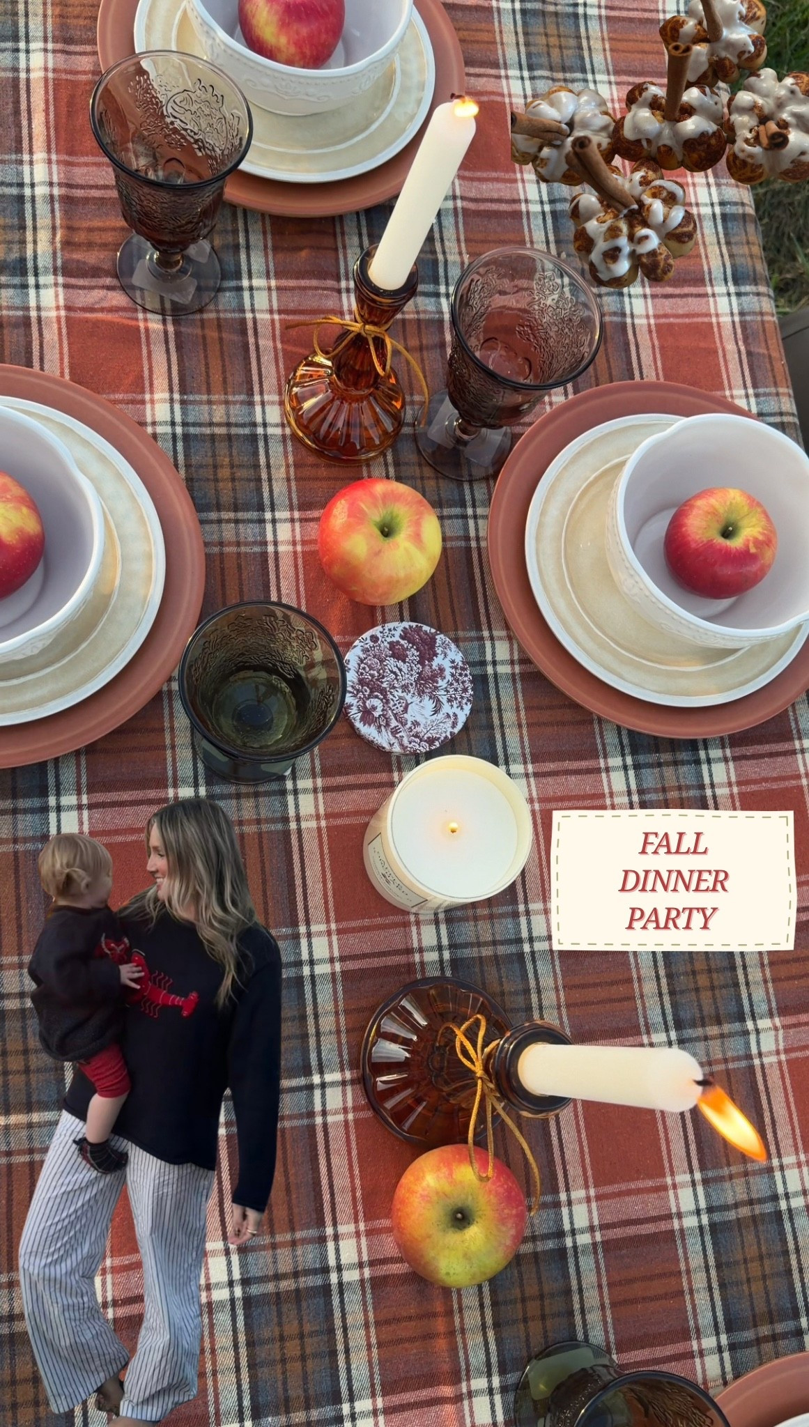 Fall dinner party 🍂🍴🤎
Candle sticks: Hobby Lobby
Glasses: HomeGoods
Dinner Plates: Target (last season) 
Lobster sweaters: The Red Wagon

#LTKHoliday #LTKSeasonal #LTKHome