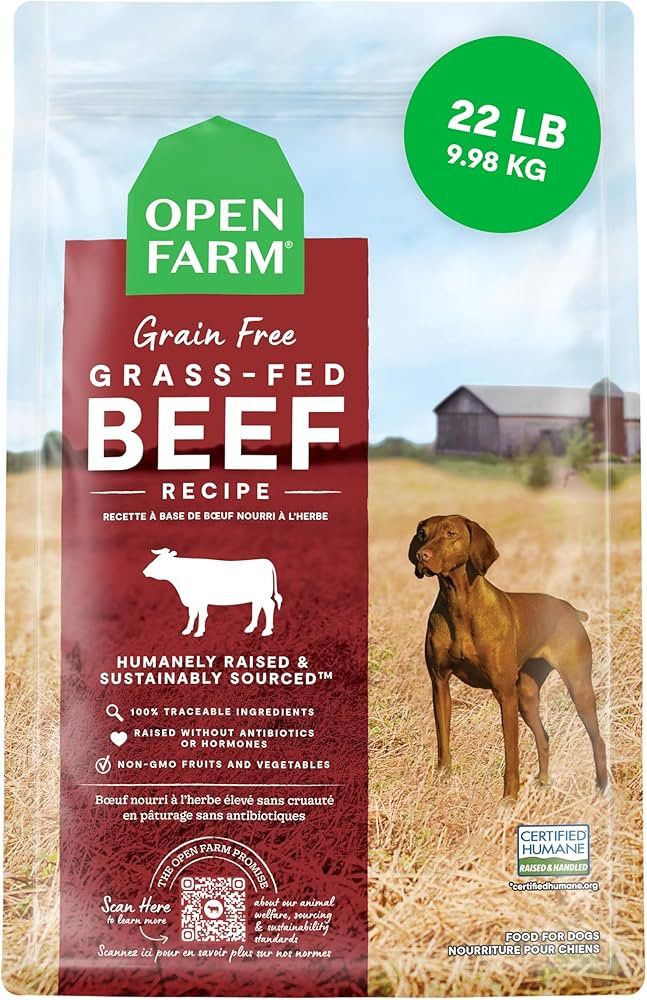 Open Farm, Grain-Free Dry Dog Food, Complete & Balanced Kibble, Sustainably & Ethically Sourced I... | Amazon (US)