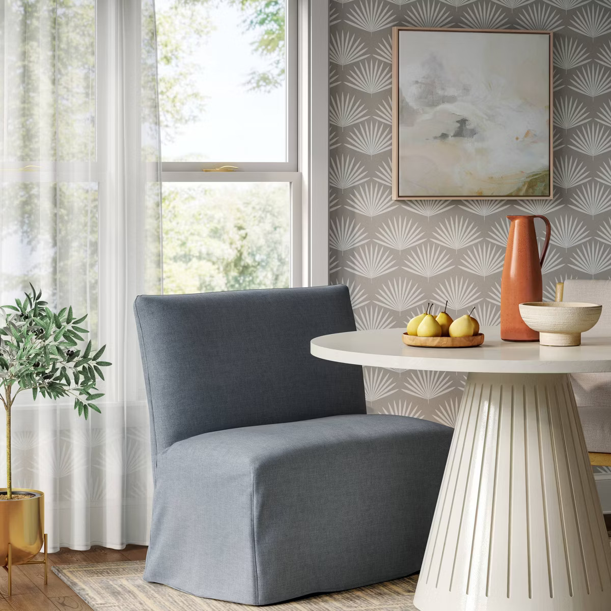 38" Jean Slipcovered Dining Banquette - Threshold™ | Target