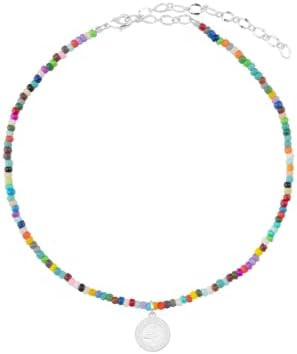 Get Back Necklaces Rainbow Bead Choker | Amazon (US)