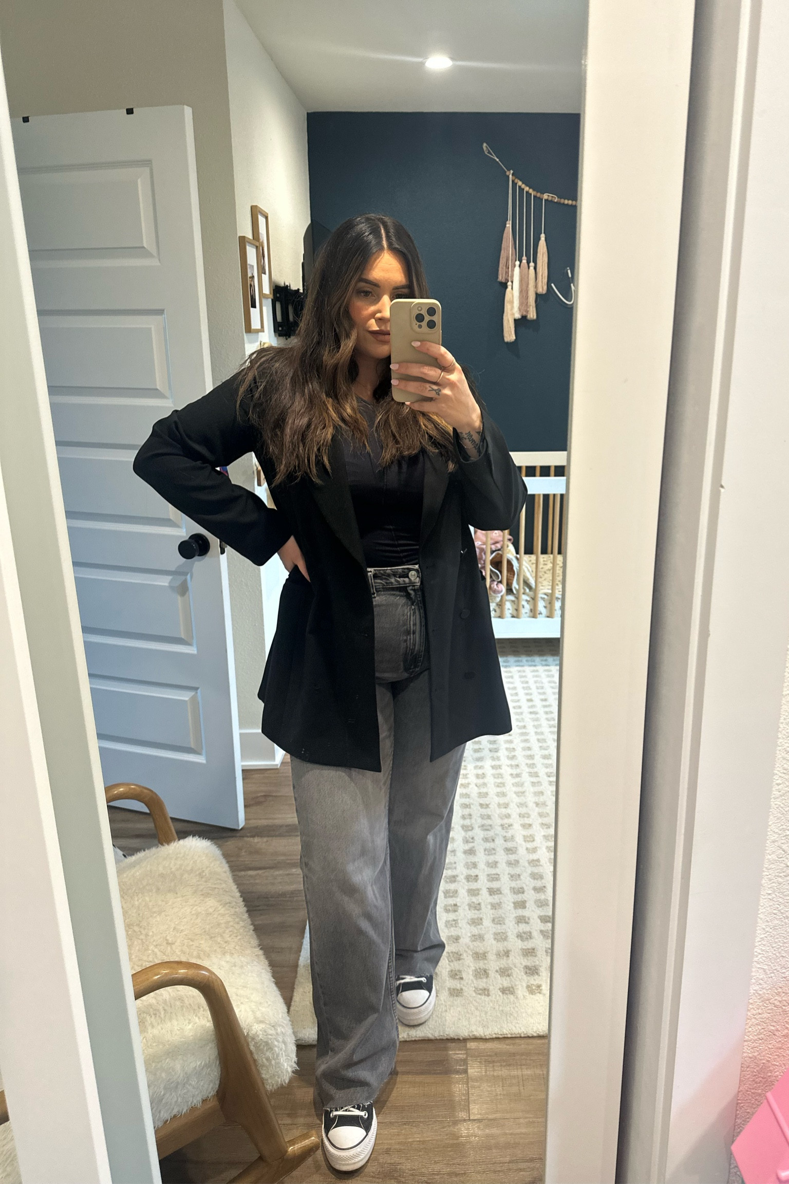 🖤 #ootd

#LTKmidsize #LTKshoecrush #LTKworkwear