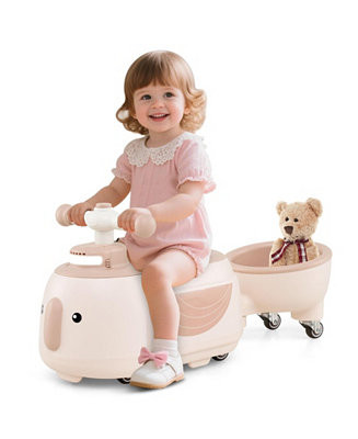Toddler Ride on Toy with Trailer and Light Music | Macy's