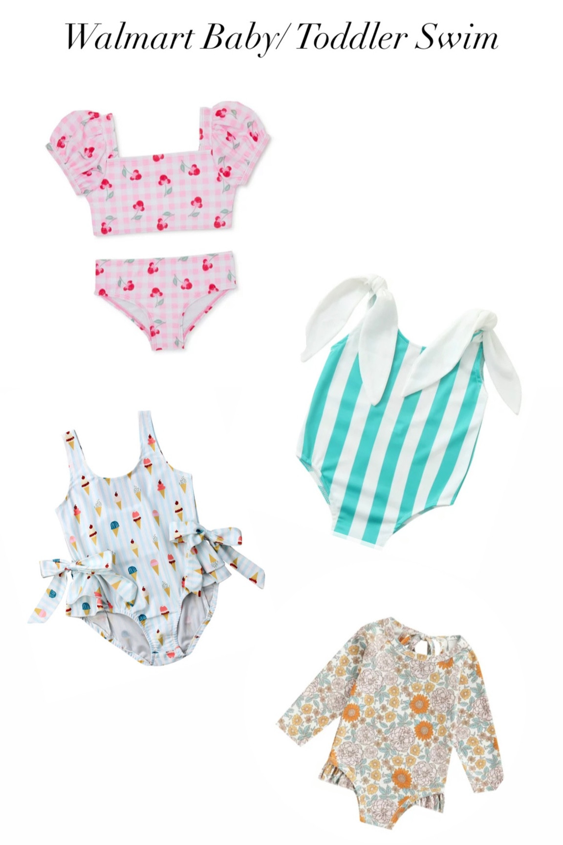 Walmart baby toddler swimsuits
Southern baby girl 
Swim essentials 
Sale

#LTKFind #LTKsalealert #LTKbaby