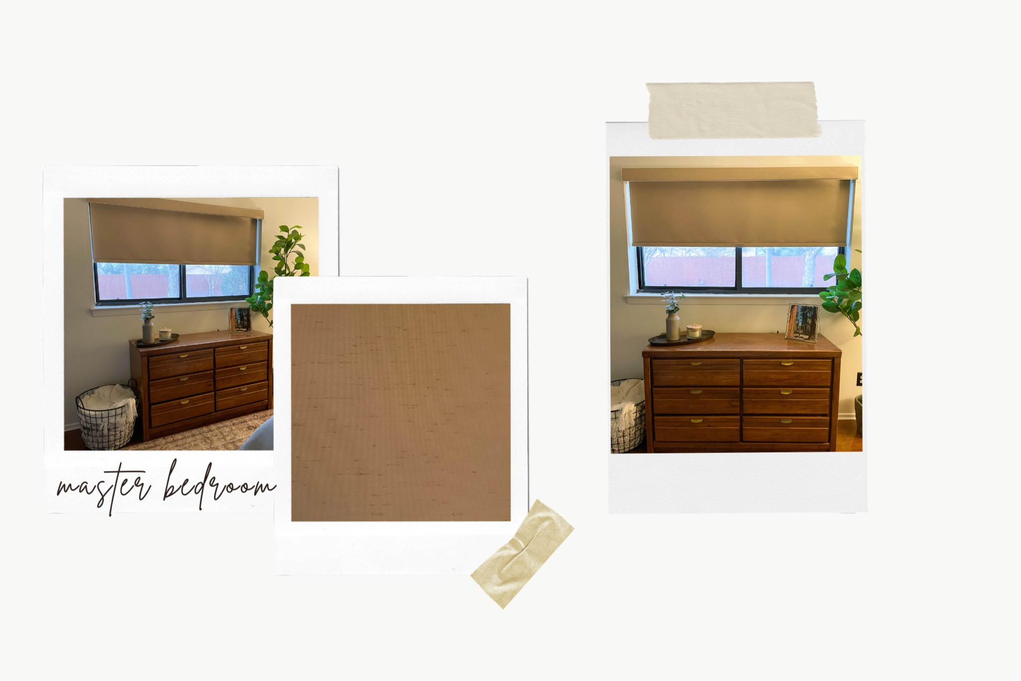 roller shades in our master bedroom color- Champagne!

#LTKhome