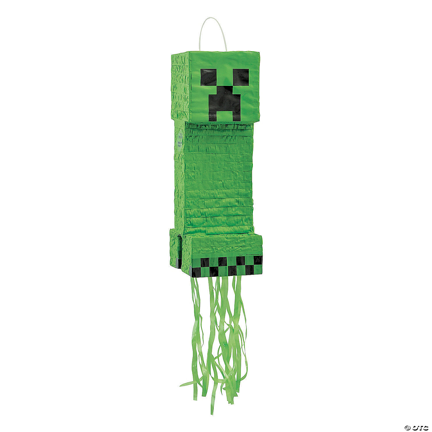 Minecraft® Creeper Pull-String Piñata | Oriental Trading Company