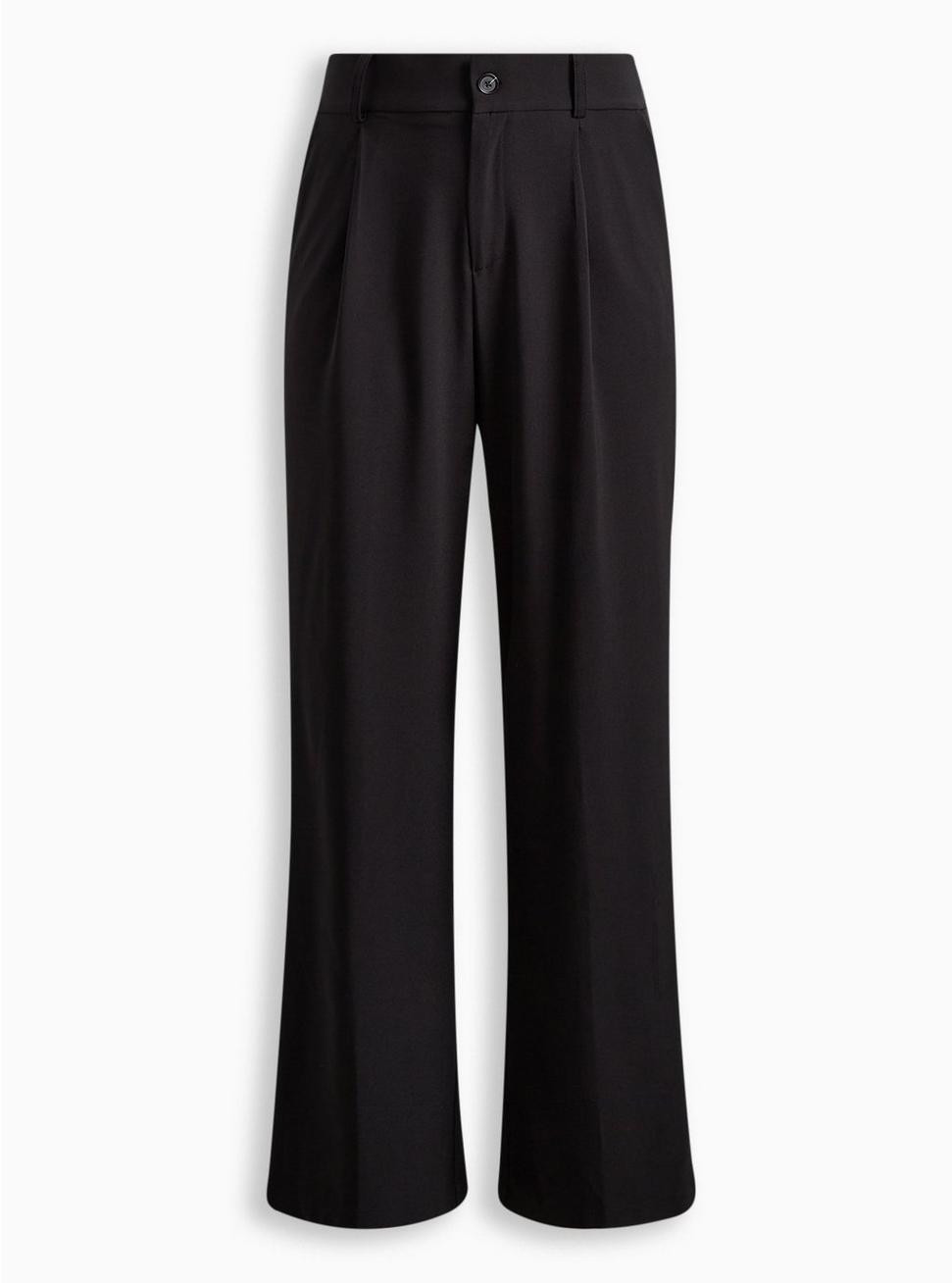 Wide Leg Stretch Crepe High-Rise Pant | Torrid (US & Canada)
