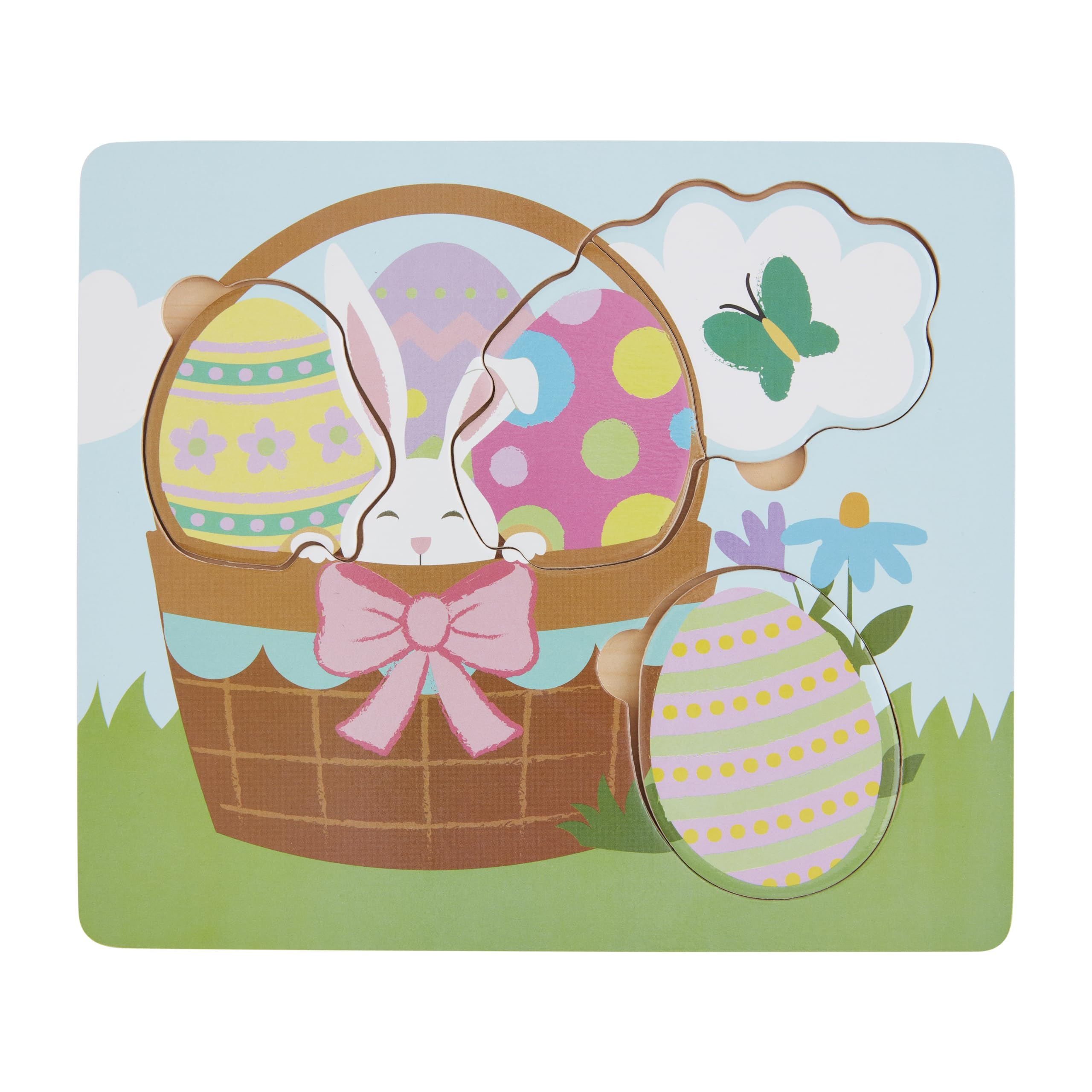 Mud Pie Easter Stacking Puzzle, Easter Basket | Amazon (US)