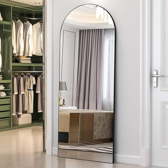 Amazon.com: XKZG 65×22 Inch Arched Full Length Mirror Floor Mirror with Stand Full Body Mirror W... | Amazon (US)