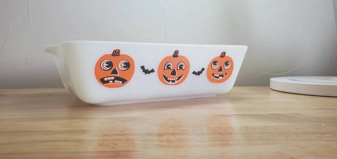 Vintage Halloween Pumpkin Jack O Lantern Decal - Decal Only - Bowl Not Included - Vintage Inspire... | Etsy (US)