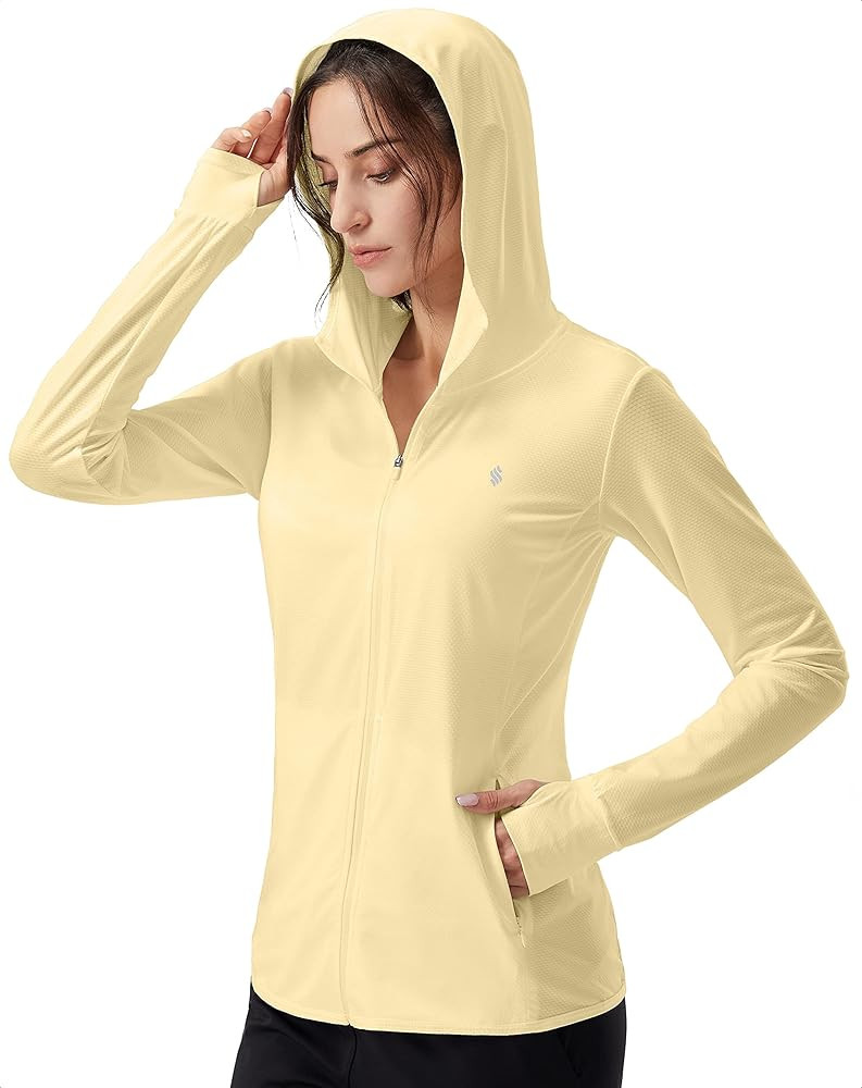 Soothfeel Women's UPF 50+ Sun Protection Hoodie Jacket Lightweight Long Sleeve Sun Shirt for Wome... | Amazon (US)