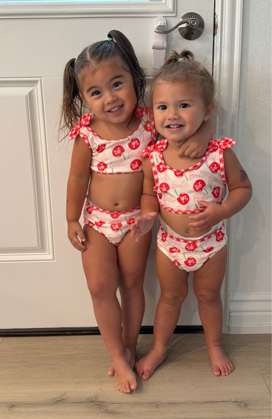 Thank you auntie for our new Barbie swimsuits! 👙💘 #LTKbarbie #LTKswim #LTKtoddlers

#LTKmomlife #LTKKids #LTKSwim