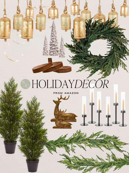 Holiday Decor from Amazon!

Christmas decor, holiday decor, wreath, gold holiday decor, holiday candle, reindeer, holiday home, shiny decor, sparkly decor 

#LTKHoliday #LTKhome #LTKfindsunder100
