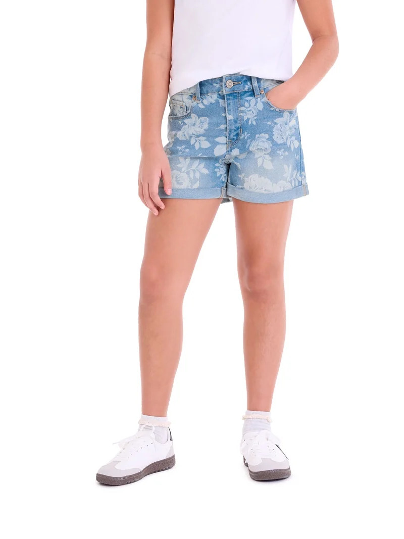 Jordache Girls High Rise Mom Short, Sizes 5-18 | Walmart (US)