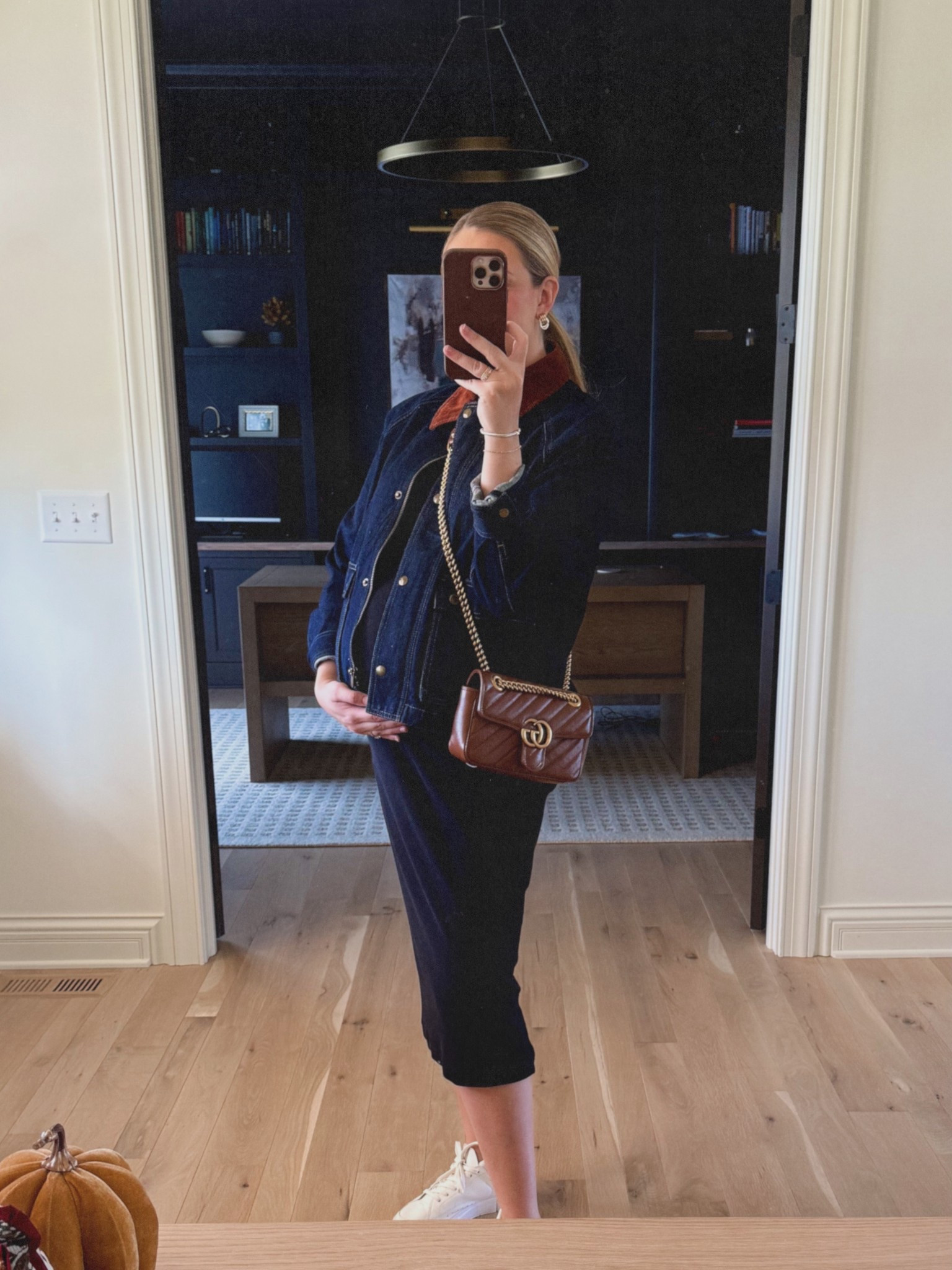 Love this boxy fit denim barn jacket for fall! Wearing a medium. 

#LTKSeasonal #LTKBump