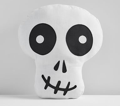 Skeleton Light-Up Pillow | Pottery Barn Kids