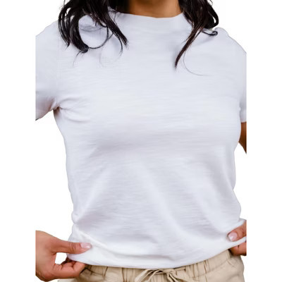 ABLE Women's Everyday T-Shirt, White, Size XX-Large | Target