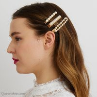 Hair Clips Set Pearl Gold Pearl Hair Clips Pearl Hair Accessories Wedding Hair Barrettes Bridesmaid  | Etsy (US)