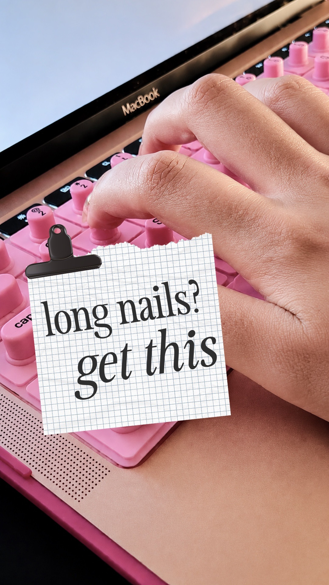 Fully expected this to be dumb and unfortunately it works😐 If you have long nails and typing makes you irrationally angry (or you don’t want to ruin your mani, obviously), get this. 📌Make sure you pick the keyboard that fits your PC/laptop so you don’t have to deal with returns 😒

#LTKdayinmylife #LTKBeauty #LTKmorningroutine