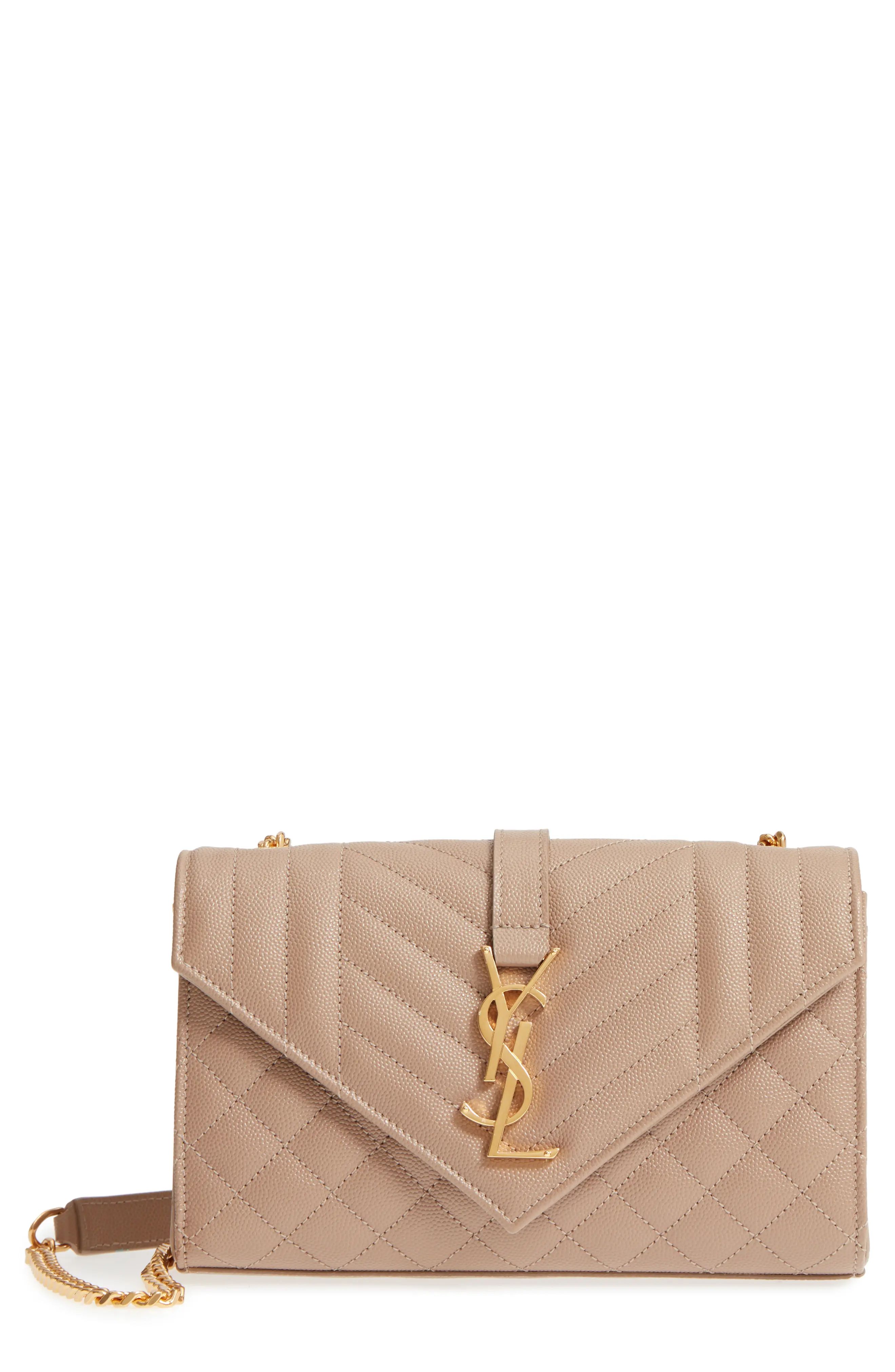 Saint Laurent Small Cassandra Leather Shoulder Bag | Nordstrom