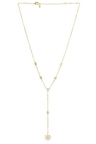 Mazin Jewels Starburst Lariat in Gold from Revolve.com | Revolve Clothing (Global)