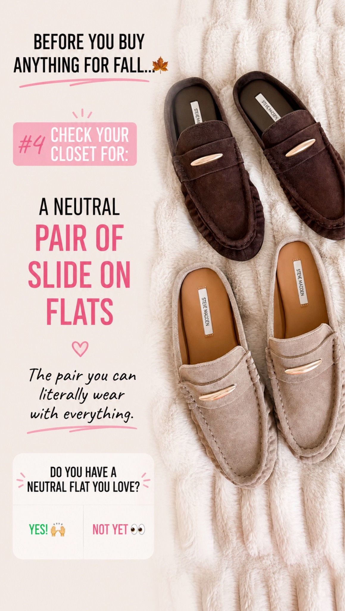 Favorite flats for Fall! So easy to slip and go.

#LTKOver40 #LTKSeasonal #LTKmomlife