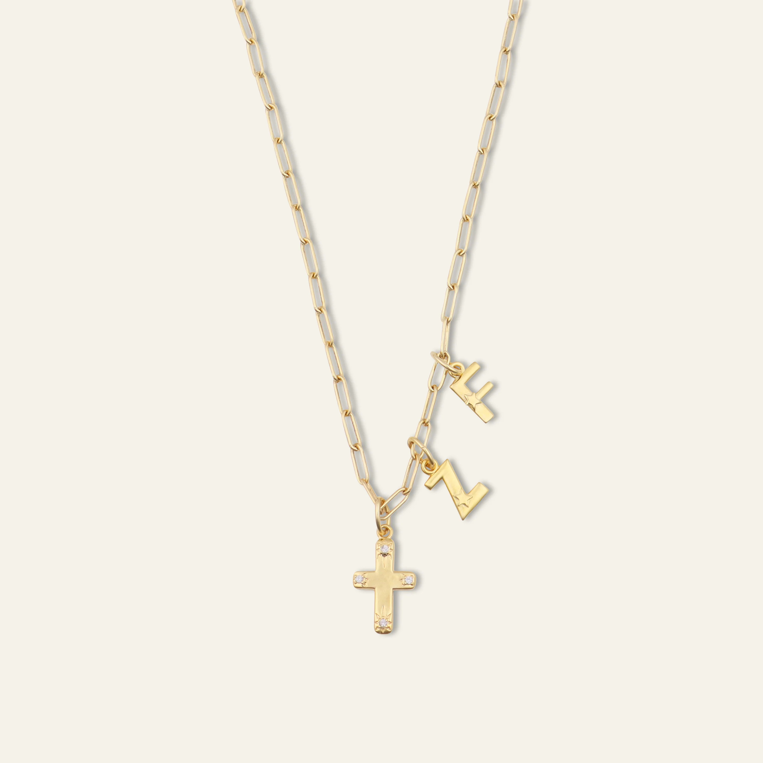 Personalized Cosmos Cross Necklace | HART