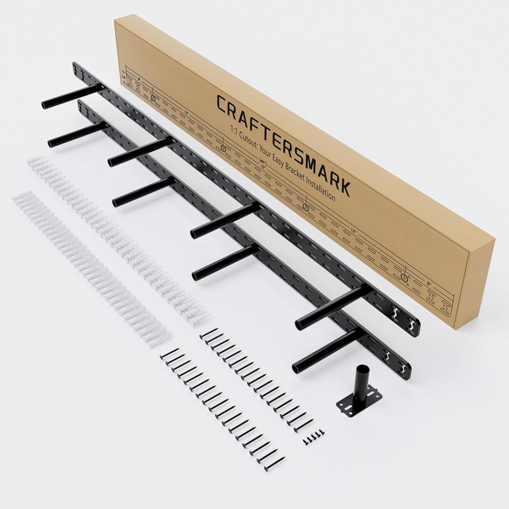 2pcs Large Shelf Brackets Long Floating Shelf Bracket Invisible Floating Shelf Hardware Heavy Dut... | Amazon (US)