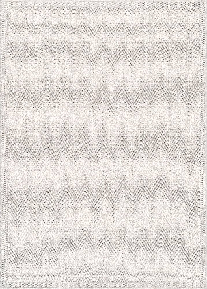 Amazon.com: CAMILSON Easy Jute Rug 10x14, Indoor Outdoor Off-White Color Fiber Area Rugs for Living Room and Patio Rug Herringbone Boho Woven Design Easy-Cleaning Washable Outside Carpet Alfombras 10 x 14 : Home & Kitchen | Amazon (US)
