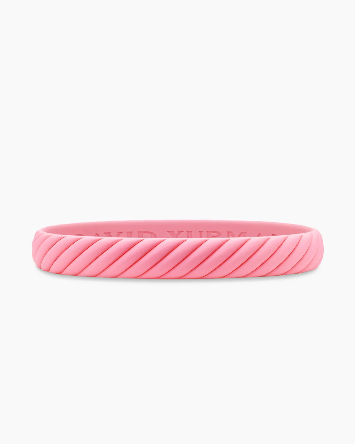 David Yurman | Cable Pink Rubber Bracelet, 10mm | David Yurman
