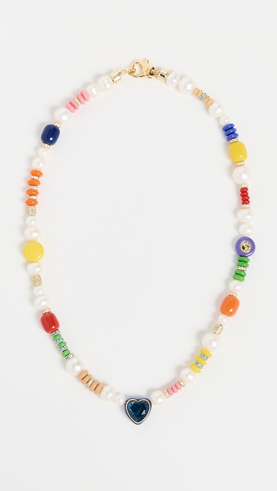 Martha Calvo Crystal Heart Necklace | Shopbop | Shopbop