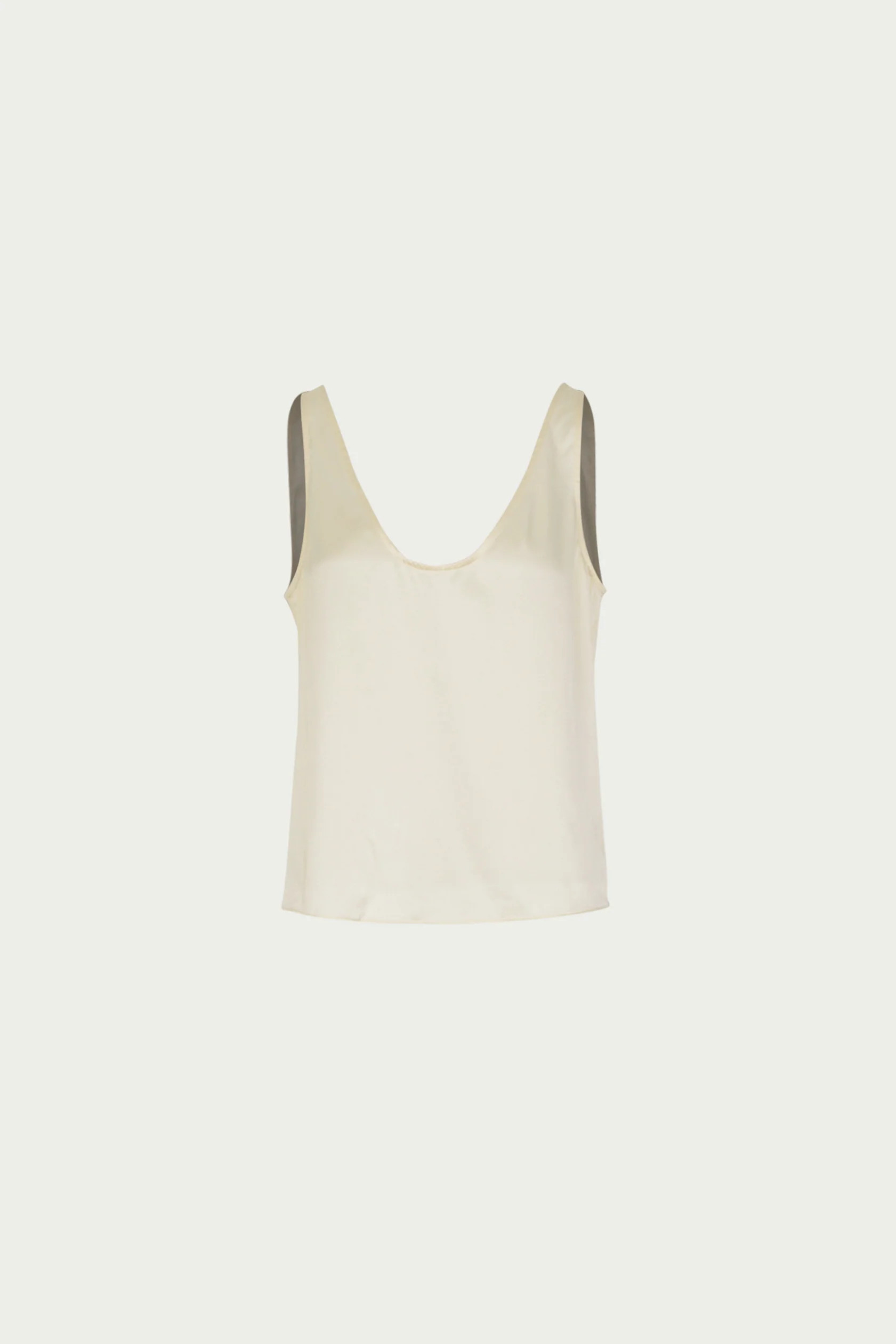 Silk Tank (Cream) | SAME