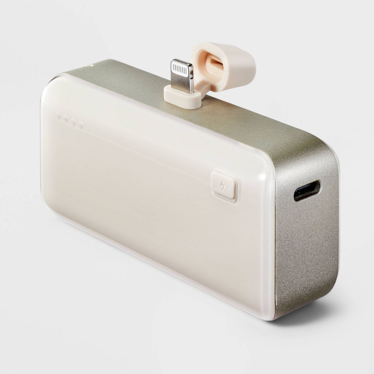 4200mAh Plug-In Lightning Power Bank - heyday™ Stone White | Target