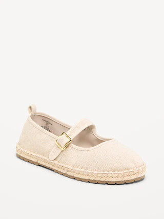 Mary Jane Espadrille Flats for Women | Old Navy (US)
