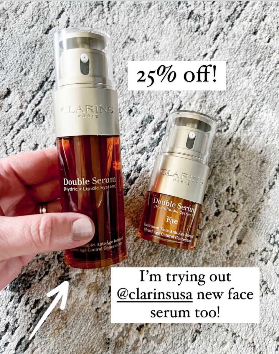 25% off skincare sale, sale finds, Clarins skincare, face serum, eye serum

#LTKunder100 #LTKbeauty #LTKsalealert