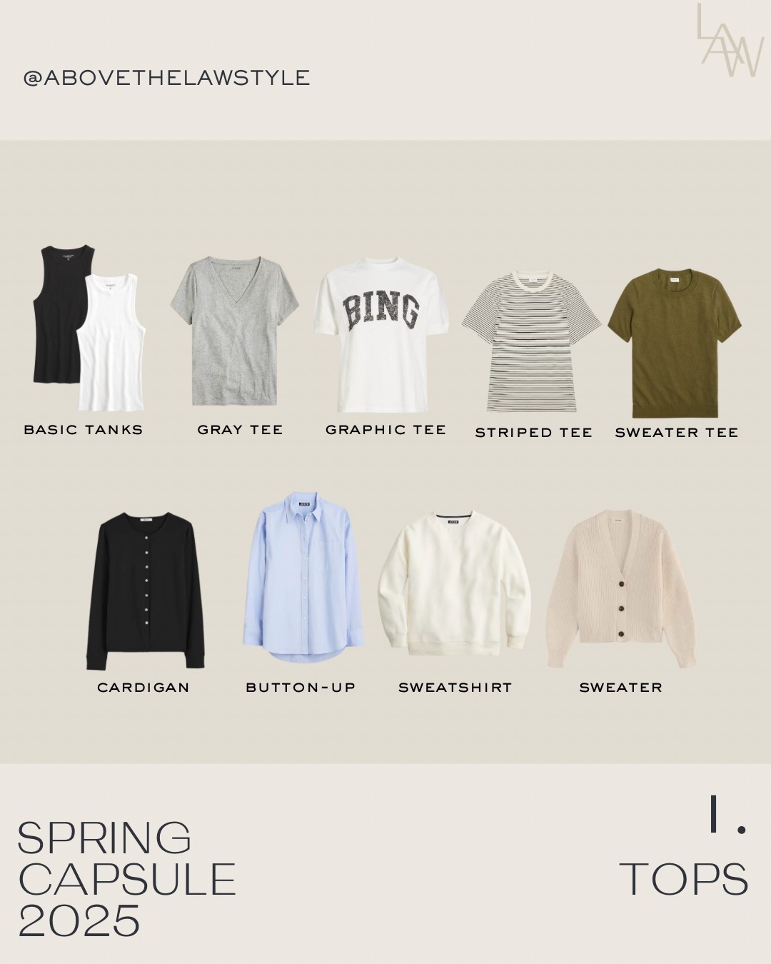Spring Capsule: Tops

#LTKFindsUnder100 #LTKStyleTip #LTKFindsUnder50