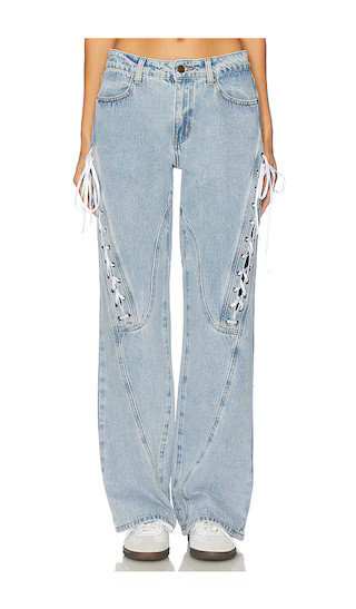 Dollhouse Jeans in Washed Blue | Revolve Clothing (Global)