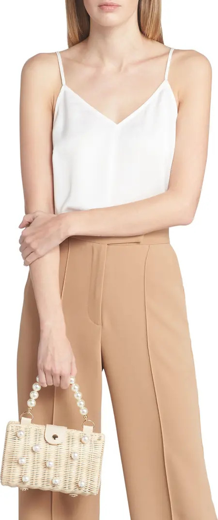 Willow Imitation Pearl Rattan Bag | Nordstrom