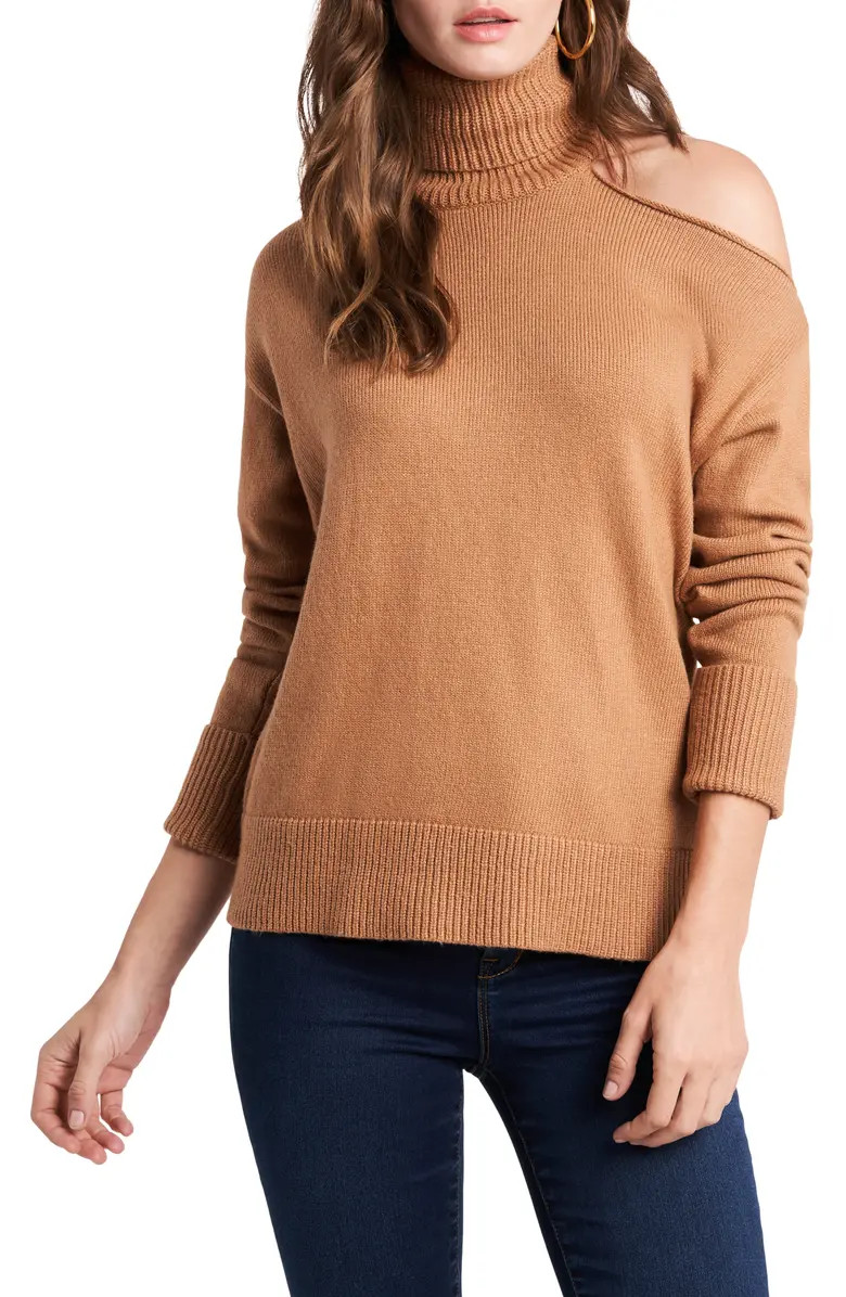 1.STATE Cutout Shoulder Turtleneck Sweater | Nordstrom | Nordstrom