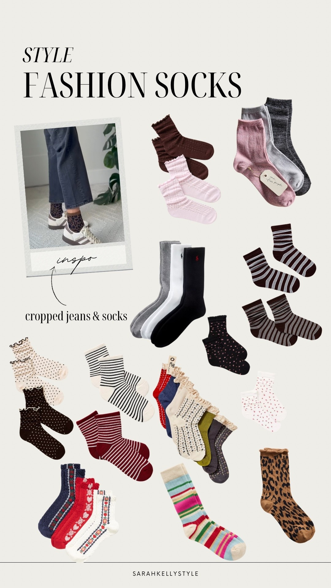 Your cold weather sock guide, but make it fun!! Currently loving pairing printed socks with all my outfits!
I have a ton of my favorites linked!

#LTKGiftGuide #LTKSeasonal #LTKStyleTip