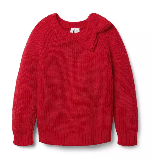 The Shoulder Bow Sweater | Janie and Jack