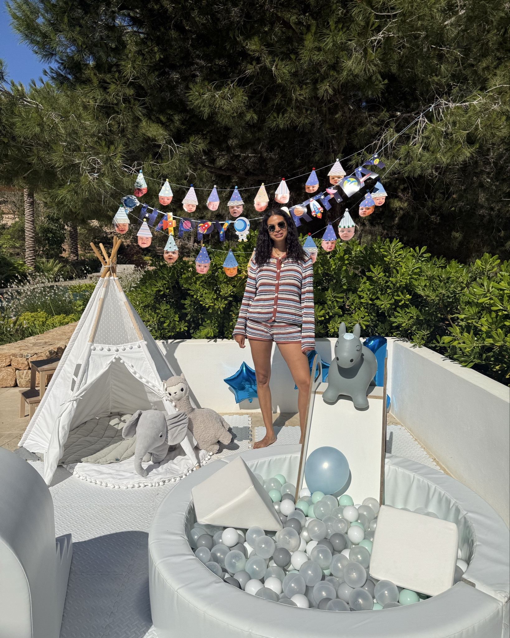 Knitted co-ord for my baby’s first birthday 🎈 

#LTKuk #LTKsummer #LTKtravel