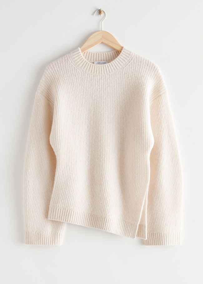 Asymmetric Rib Knit Sweater | & Other Stories (EU + UK)