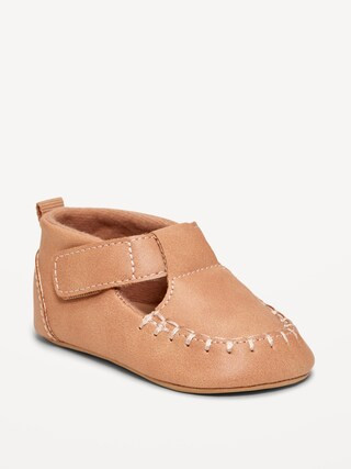 Faux-Leather Moccasin Shoes for Baby | Old Navy (US)