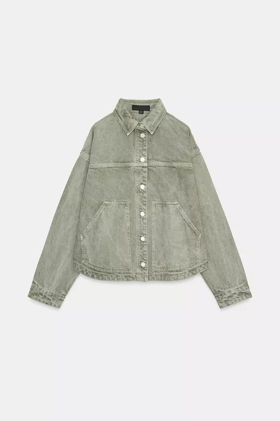 Z1975 DENIM BOMBER JACKET | Zara US