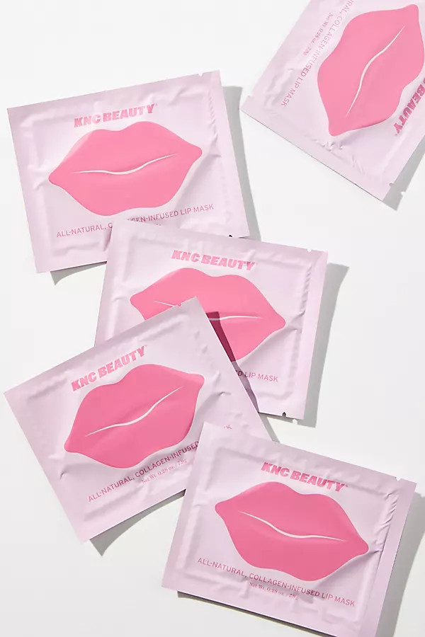 KNC Beauty Collagen Infused Lip Mask Set By KNC Beauty in Pink | Anthropologie (US)