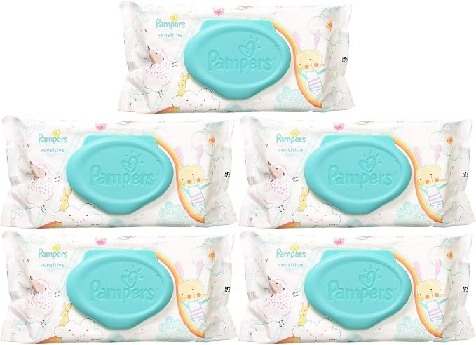 Pampers Baby Wipes Sensitive 3X Pop-Top Packs, 168 Count | Amazon (US)