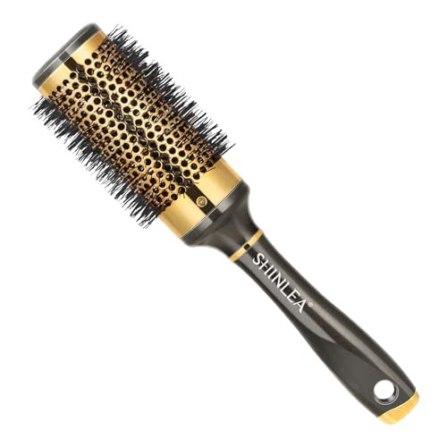 SHINLEA Round Hair Brush for Blow Drying, Aluminium Curly Hair Brush, Hairbrushes for Women Professional Curling, Straightening, 1.7 Inches Barrel | Amazon (US)