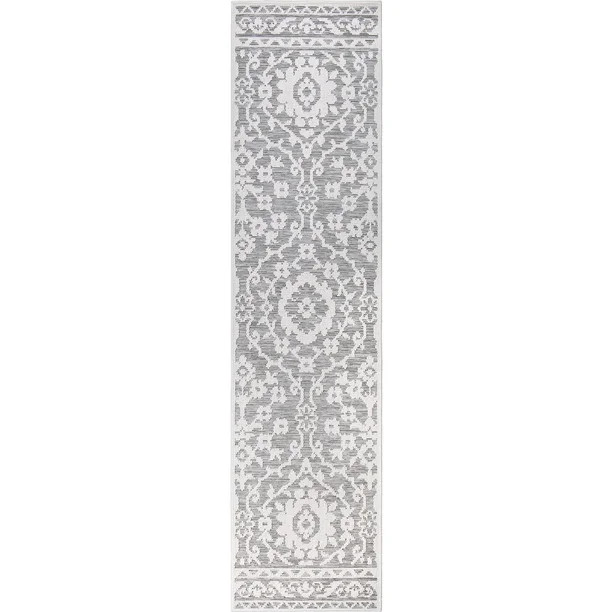 My Texas House Amelia Reversible Indoor/ Outdoor Area Rug, Natural Silverton, 2' x 8' Runner | Walmart (US)